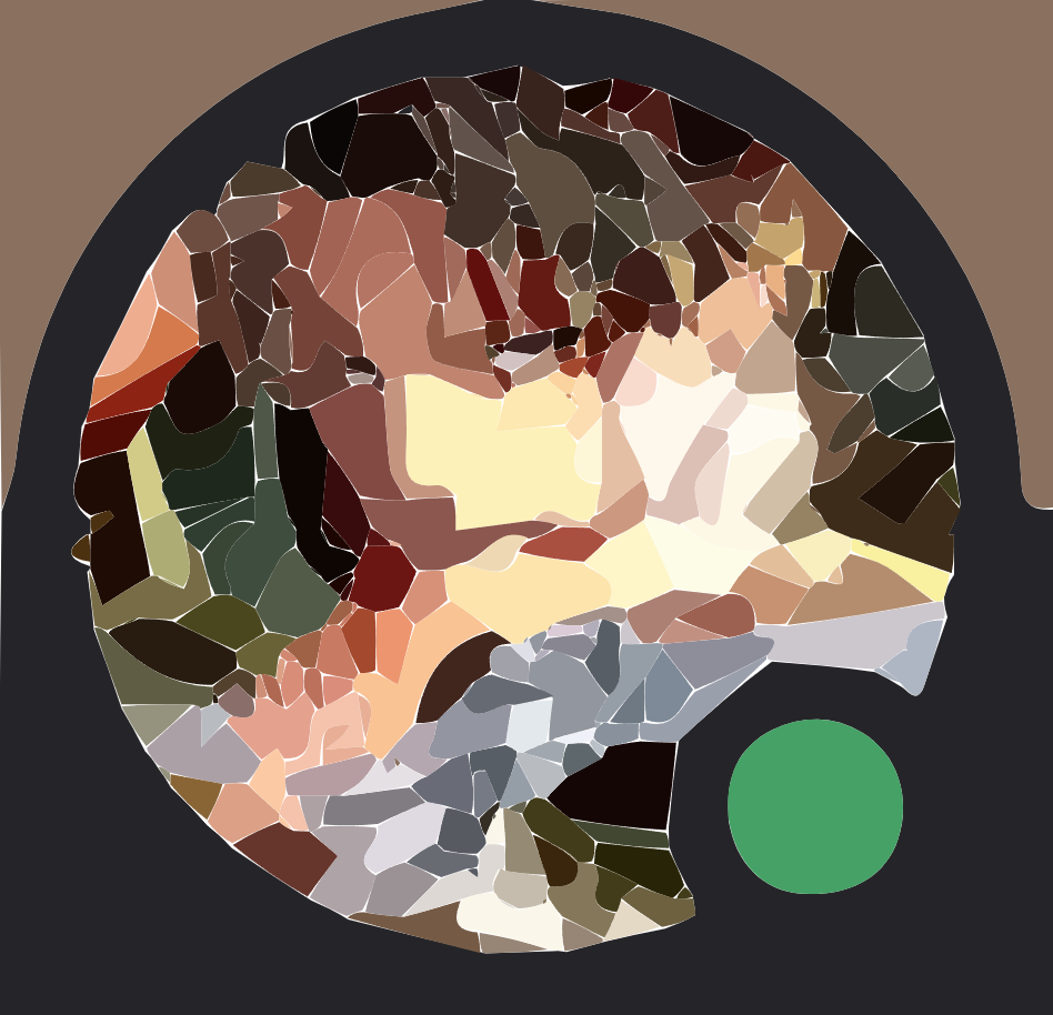 Profile avatar traced by Adobe