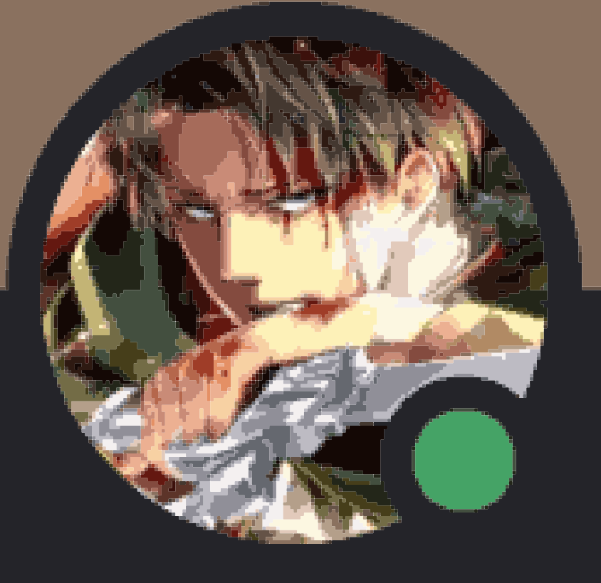 Profile avatar traced by SVGFast