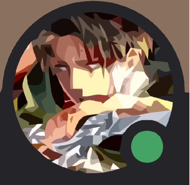 Profile avatar traced by Vector Magic